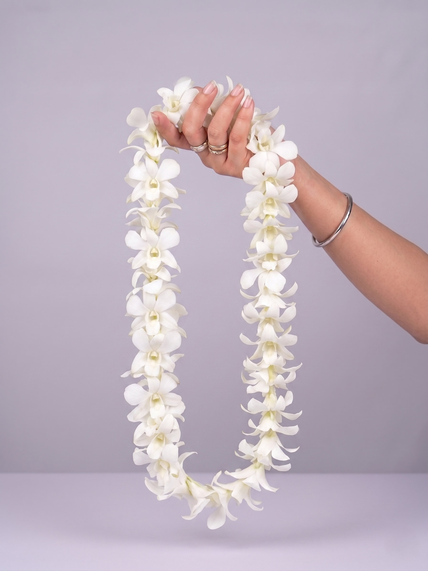 Graduation Lei "White Orchid Lei"