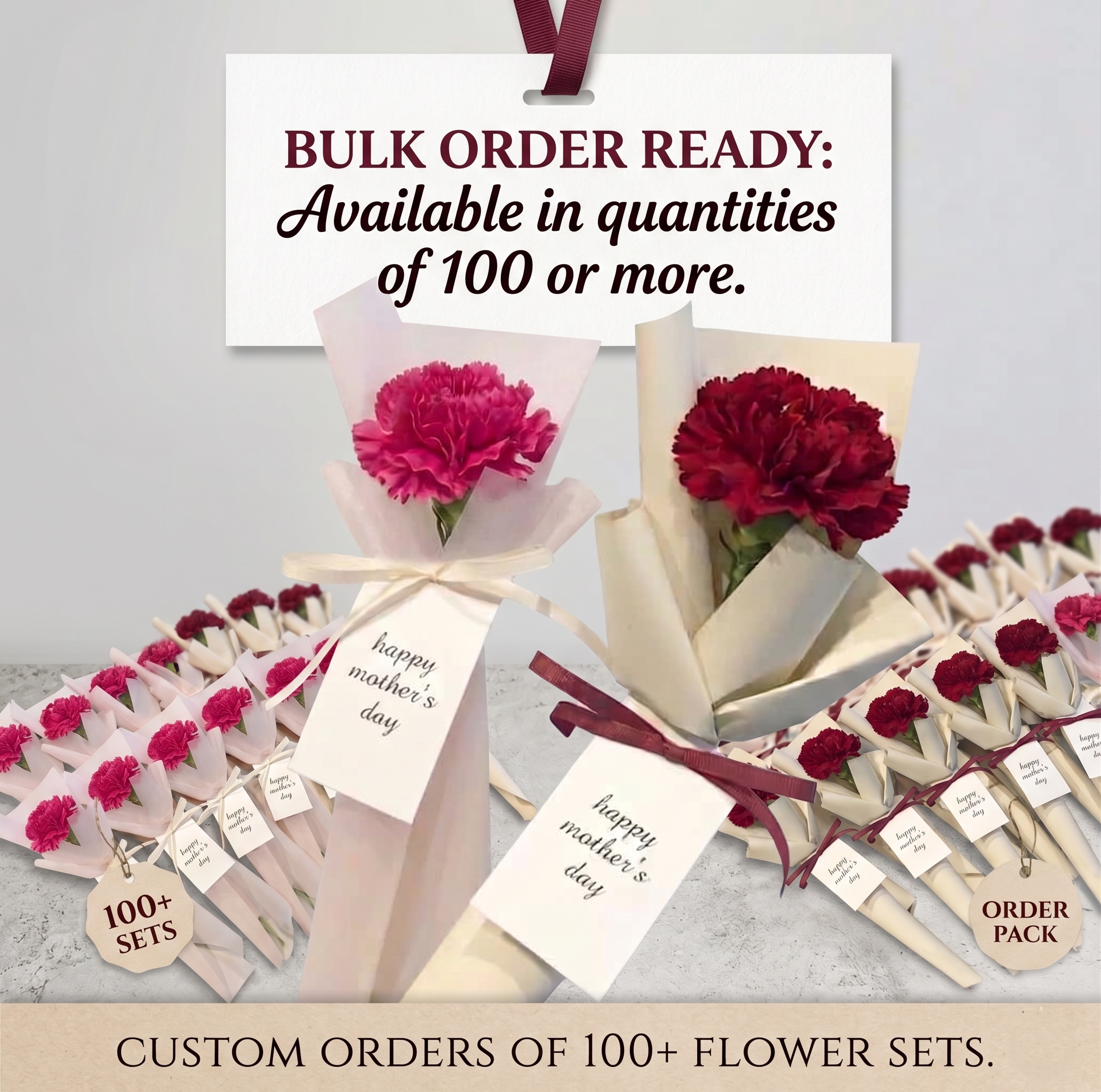 Mother’s Day Flower | Bulk Order Only (100+)